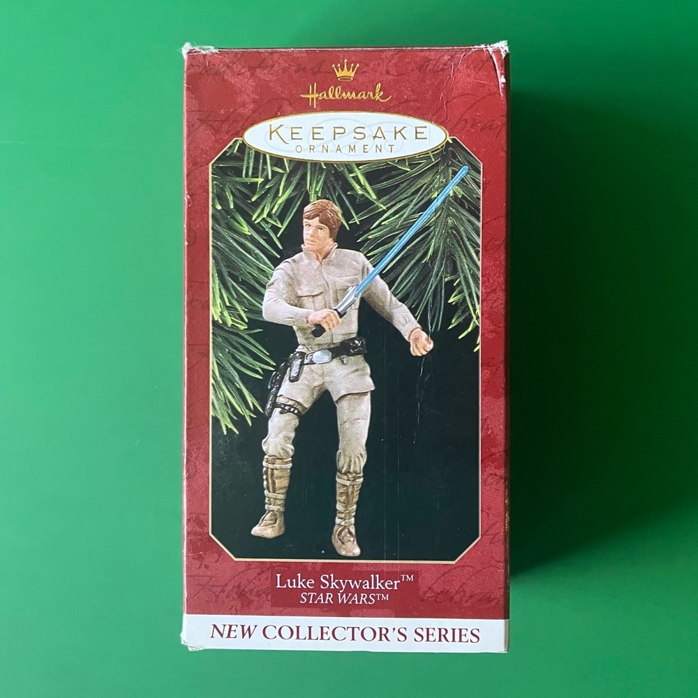 90s Hallmark Keepsake Star Wars Luke Skywalker Ornament QXI5484 1997 vintage